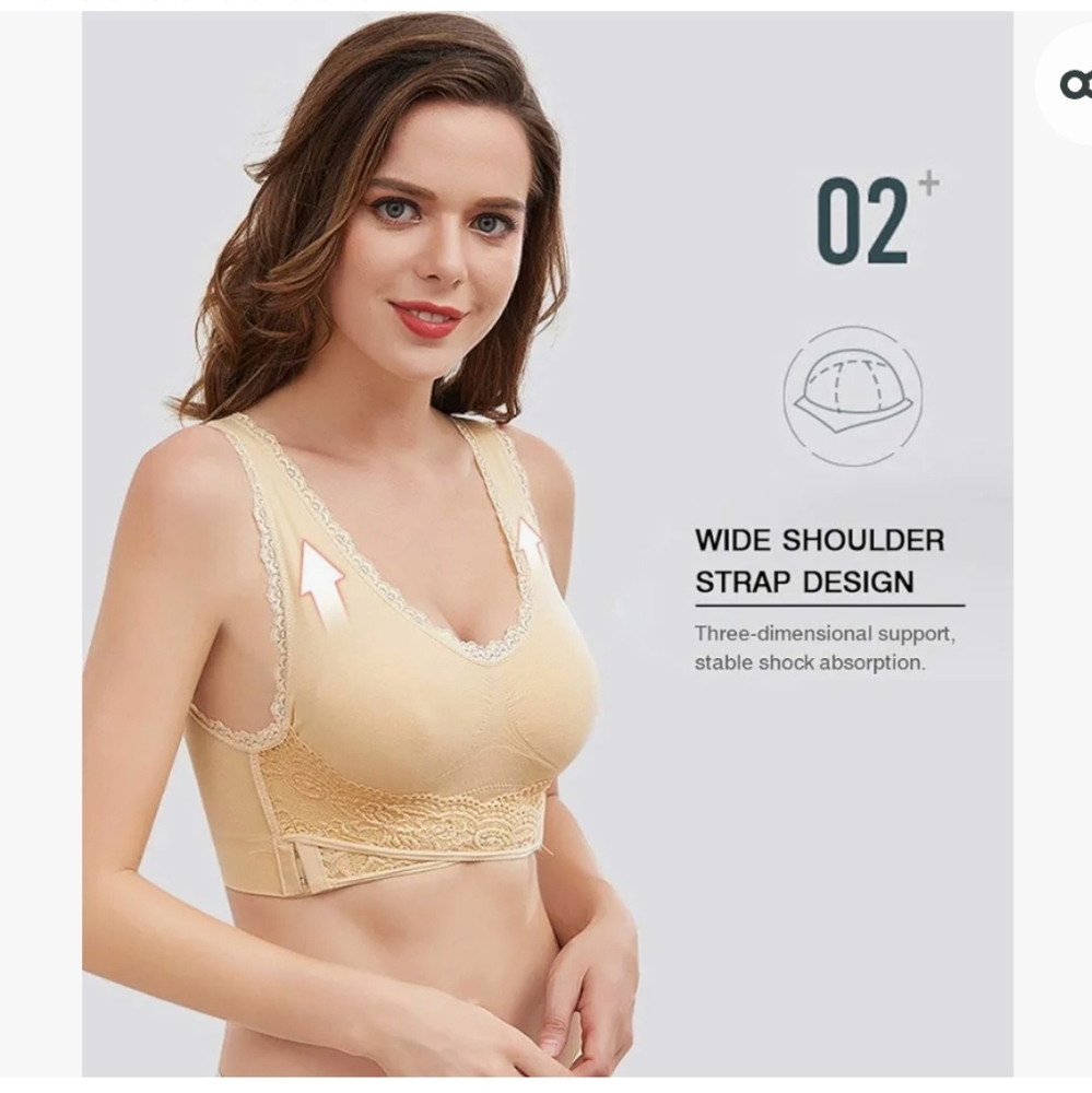 Wrap Style Yoga Bra in Nude
